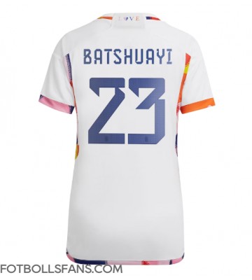 Belgien Michy Batshuayi #23 Replika Bortatröja Damer VM 2022 Kortärmad